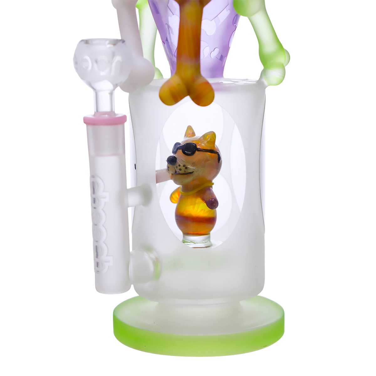 CHEECH 12.5in "DOGGO GUARDING THE GLASS BONES" WATERPIPE | CHE-393