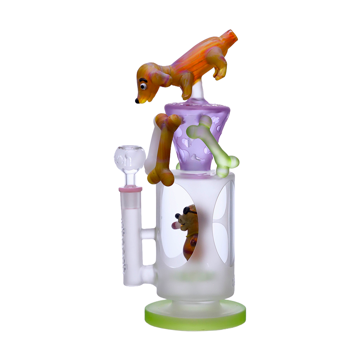 CHEECH 12.5in "DOGGO GUARDING THE GLASS BONES" WATERPIPE | CHE-393