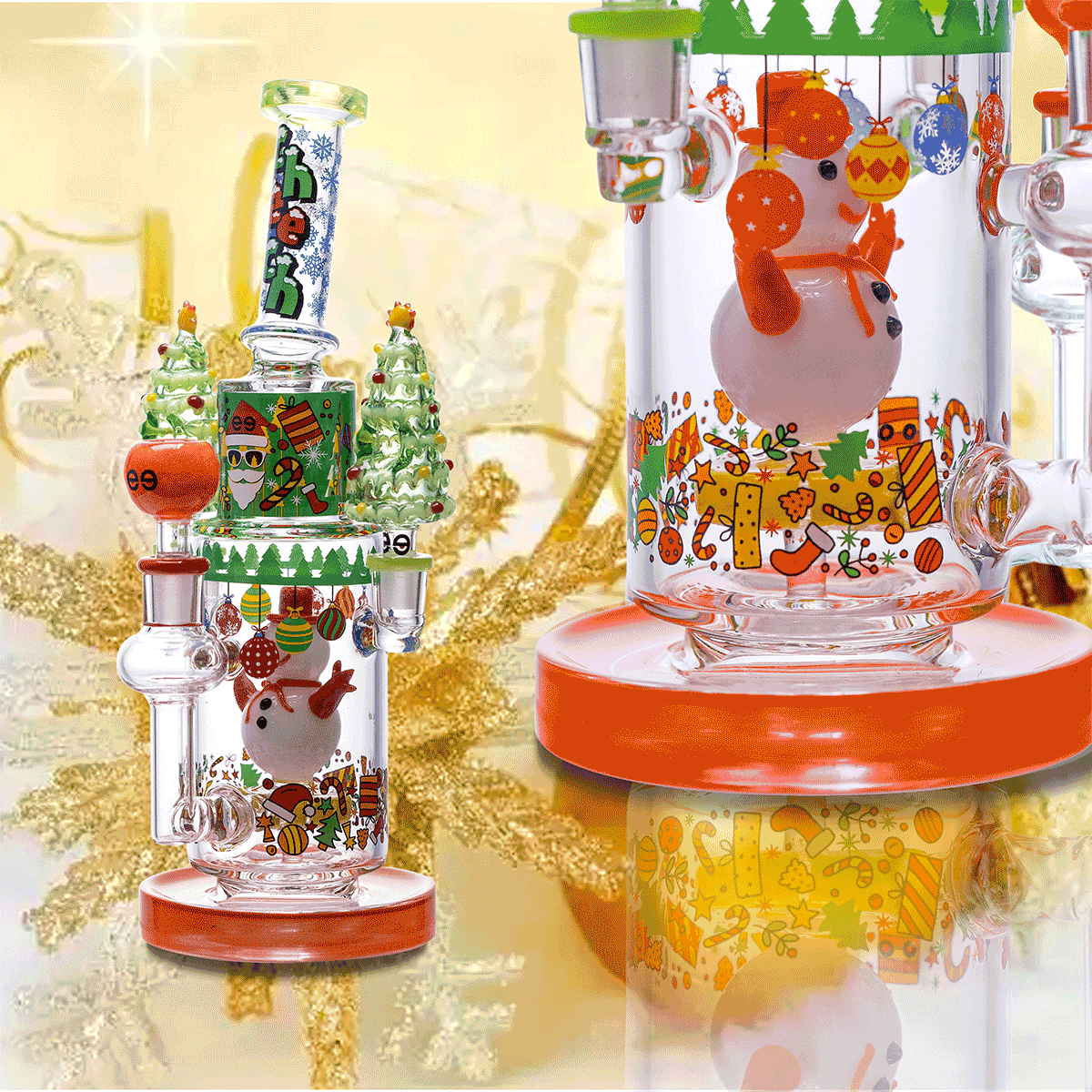 CHEECH 12.5in " SANTA'S LITTLE HELPER" WATERPIPE | (CHE-395)