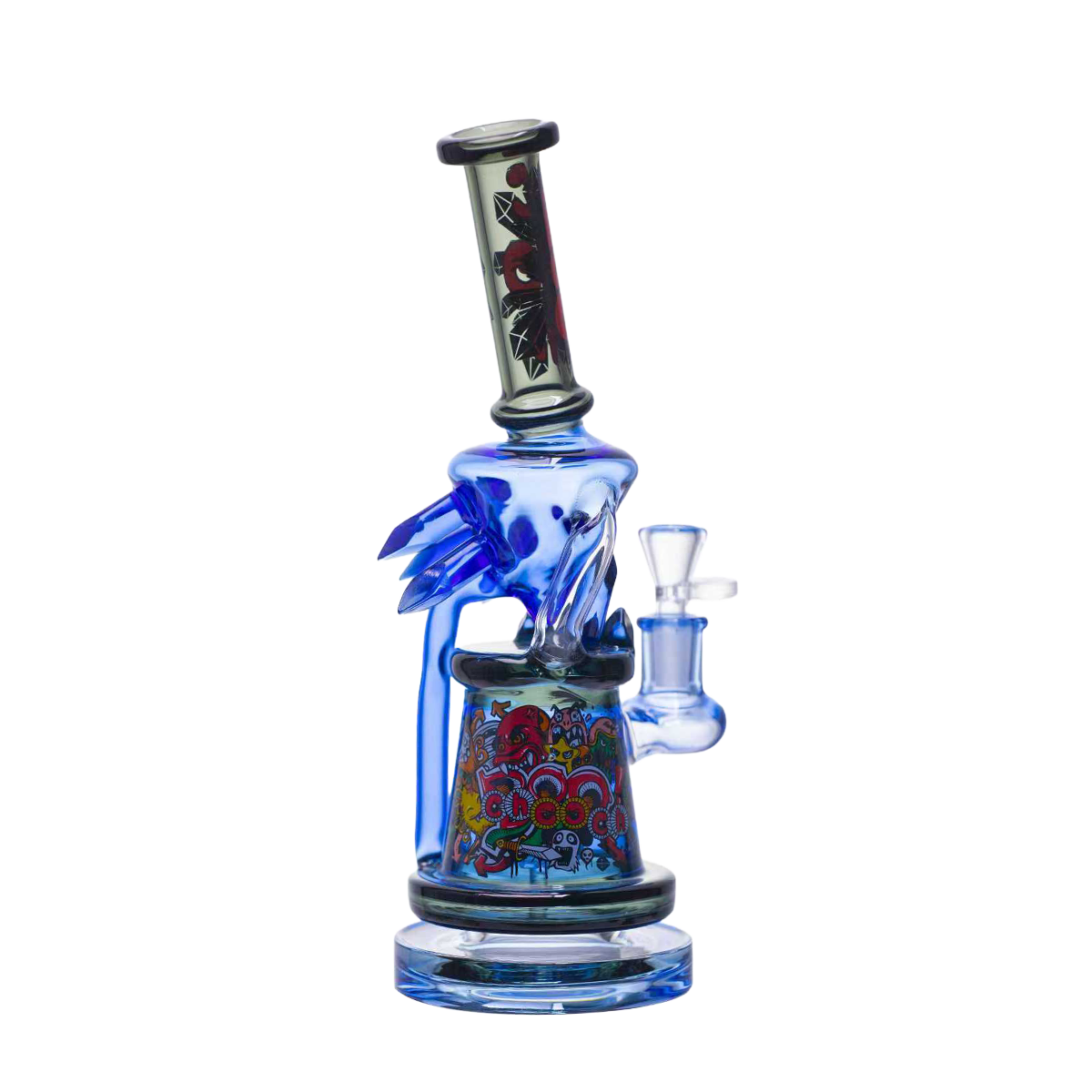 CHEECH 11.5in "GLASS POWERHOUSE RIG READY FOR RUMBLE" WATERPIPE