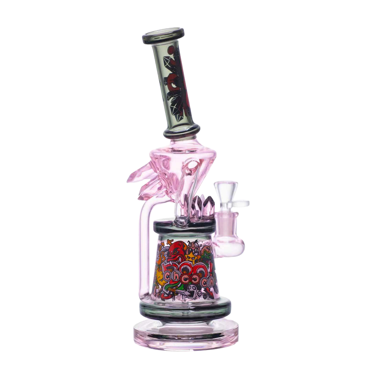 CHEECH 11.5in "GLASS POWERHOUSE RIG READY FOR RUMBLE" WATERPIPE
