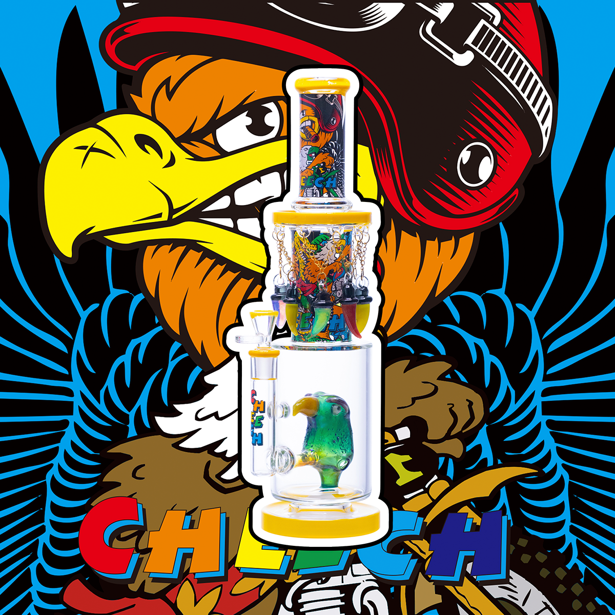 CHEECH 15.5in "ANGRY PARROT JUDGING YOUR LIFE" (CHE-416)