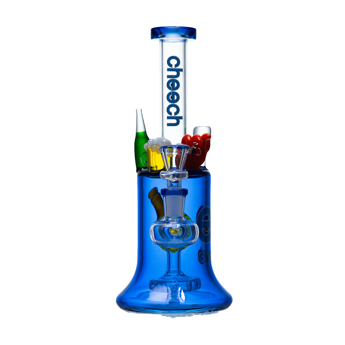CHEECH 9.5in "BLUE BEAST PACKED WITH SUPRISE" (CHE-421)