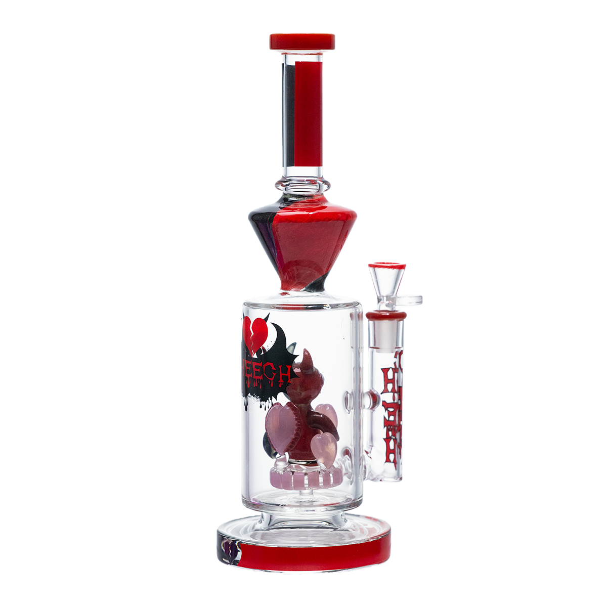CHEECH 12.5in "EVIL CUPID GLASS WATER PIPE" (CHE-424)