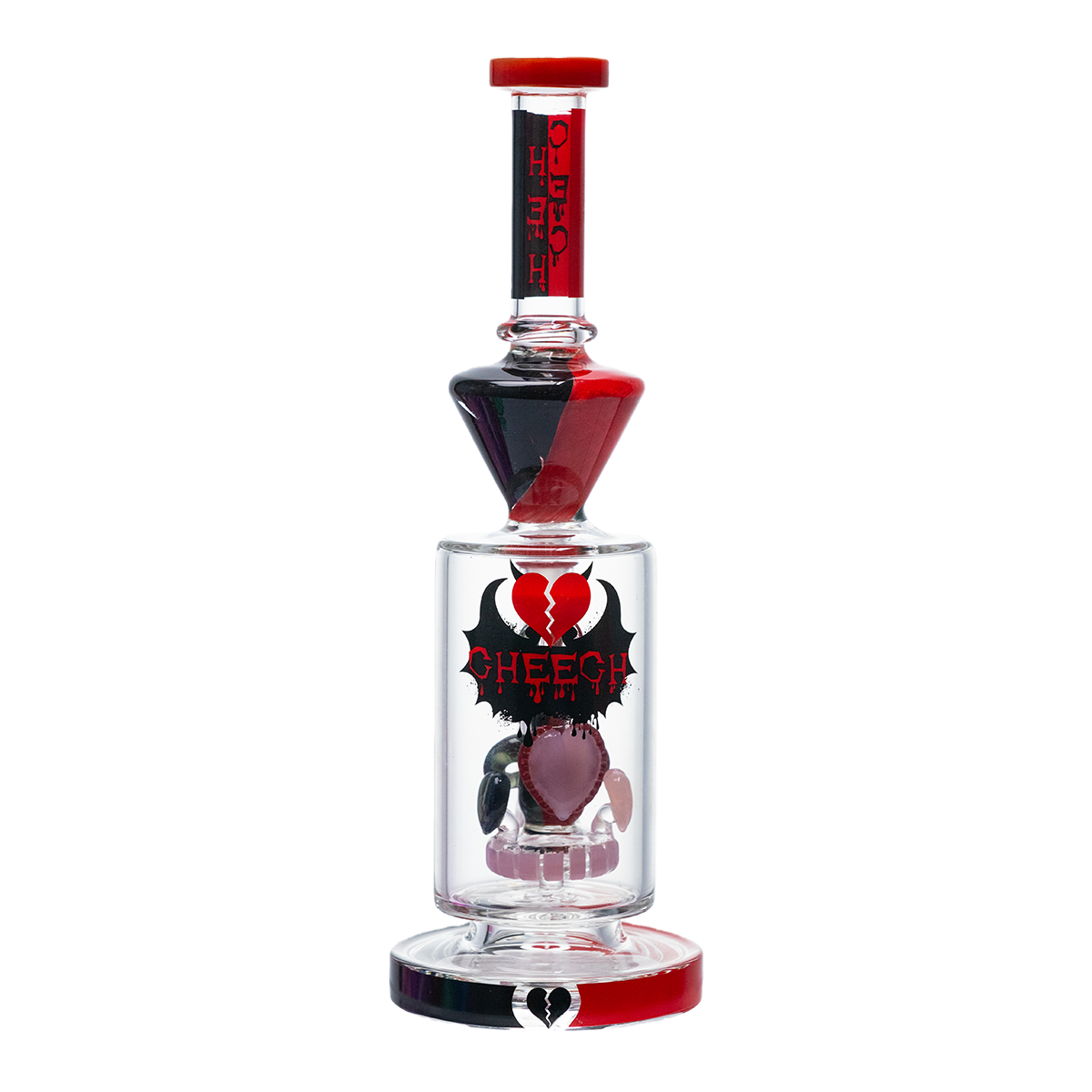 CHEECH 12.5in "EVIL CUPID GLASS WATER PIPE" (CHE-424)