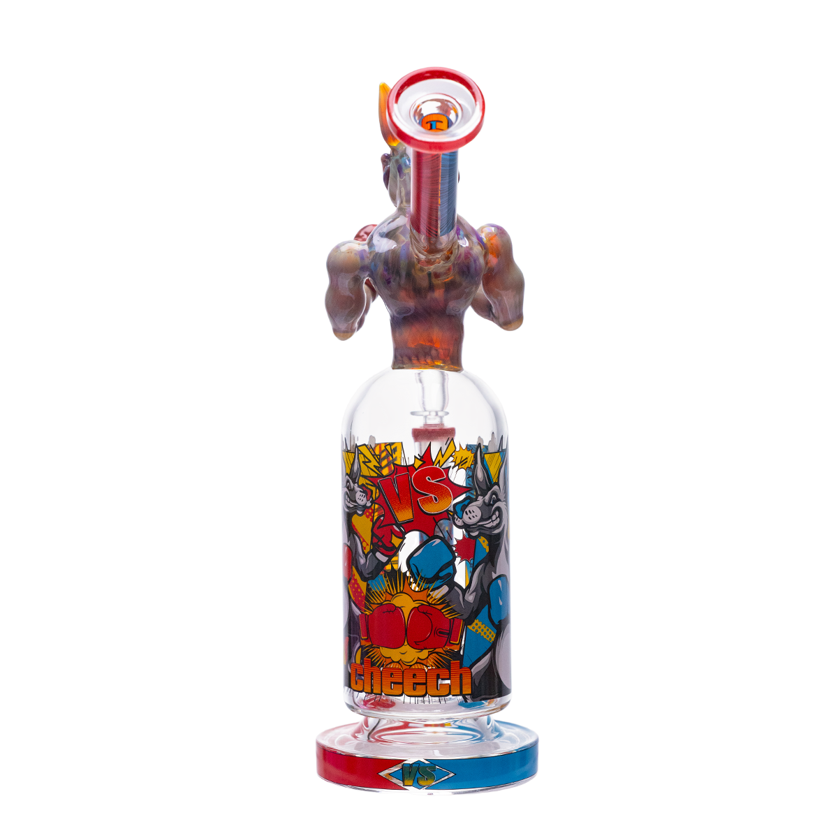 CHEECH 12in "KANGAROO BOXER KNOCKOUT GLASS RIG" (CHE-427)