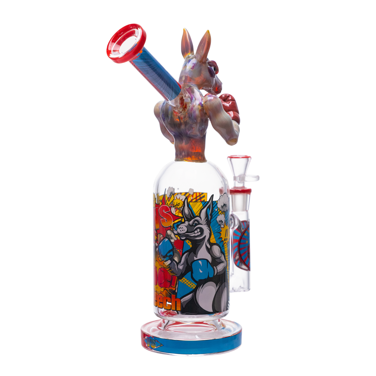 CHEECH 12in "KANGAROO BOXER KNOCKOUT GLASS RIG" (CHE-427)