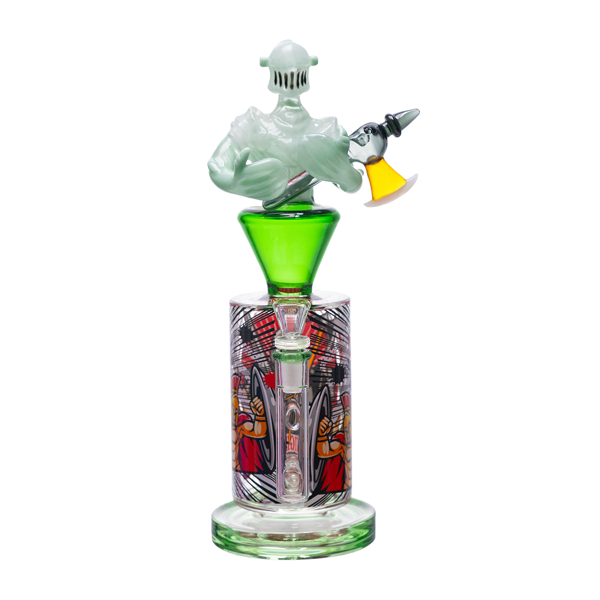 CHEECH CHE-432 MEDIEVAL WARRIOR COLLECTOR WATER PIPE