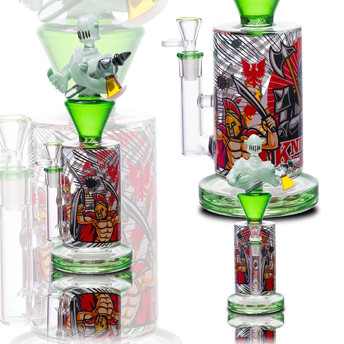 CHEECH CHE-432 MEDIEVAL WARRIOR COLLECTOR WATER PIPE