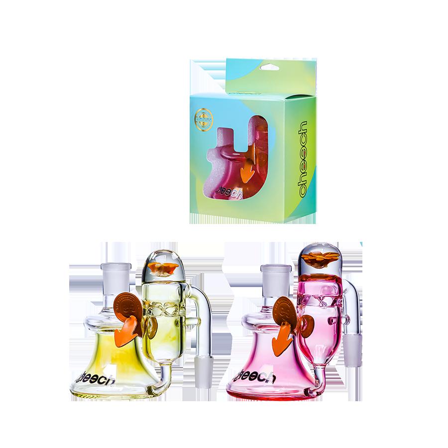 CHEECH 14MM 90 DEGREE DRY ASH CATCHER ASSORTED COLORS (CH-ASH-011)