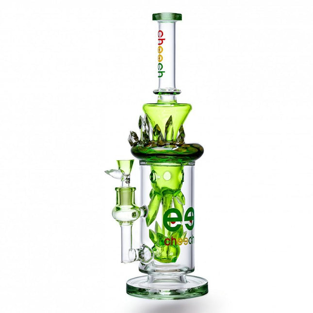 CHEECH GLASS 13" COLOR CRISTALIONO WATER PIPE (CHE-248) YELLOW CHE-248YELLOW