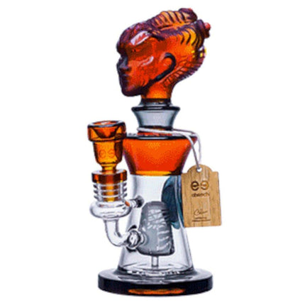 CHEECH GLASS "HANUS IS AT YOUR SERVICE" AMBER TRANSBLACK (CH-240-AM) 01579