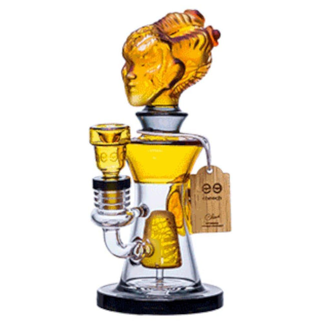 CHEECH GLASS "HANUS IS AT YOUR SERVICE" GOLD TRANSBLACK (CH-240-G) 01580