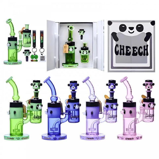 CHEECH GLASS "UNLEASH YOUR INNER PANDA WITH COLOR" BLUE (CH-232-JBL) 01537
