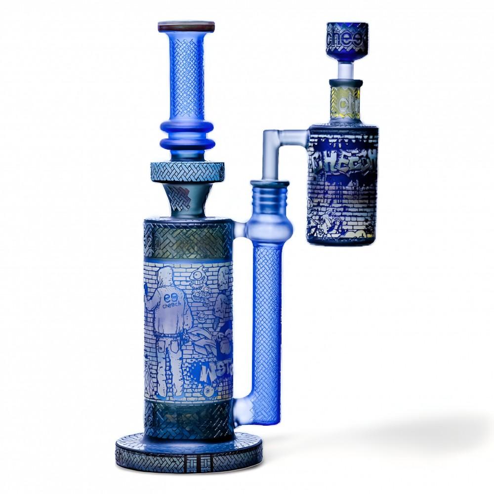 CHEECH "SPRAY & PRAY" GRAFFITI ARTIST WATER PIPE WITH "SPRAY & PRAY" ASHCATCHER (CHE-263)
