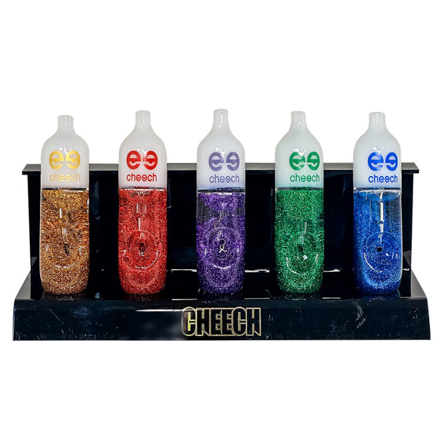 CHEECH 5in "GLITTER LIPSTICK" HANDPIPE SET OF 4 (GHP-1914)