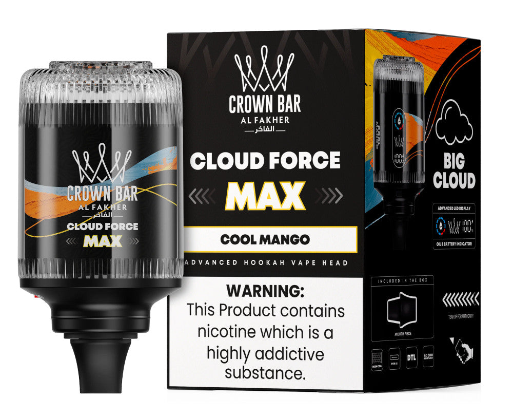 AL FAKHER CROWN BAR HOOKAH HEAD 50K PUFFS