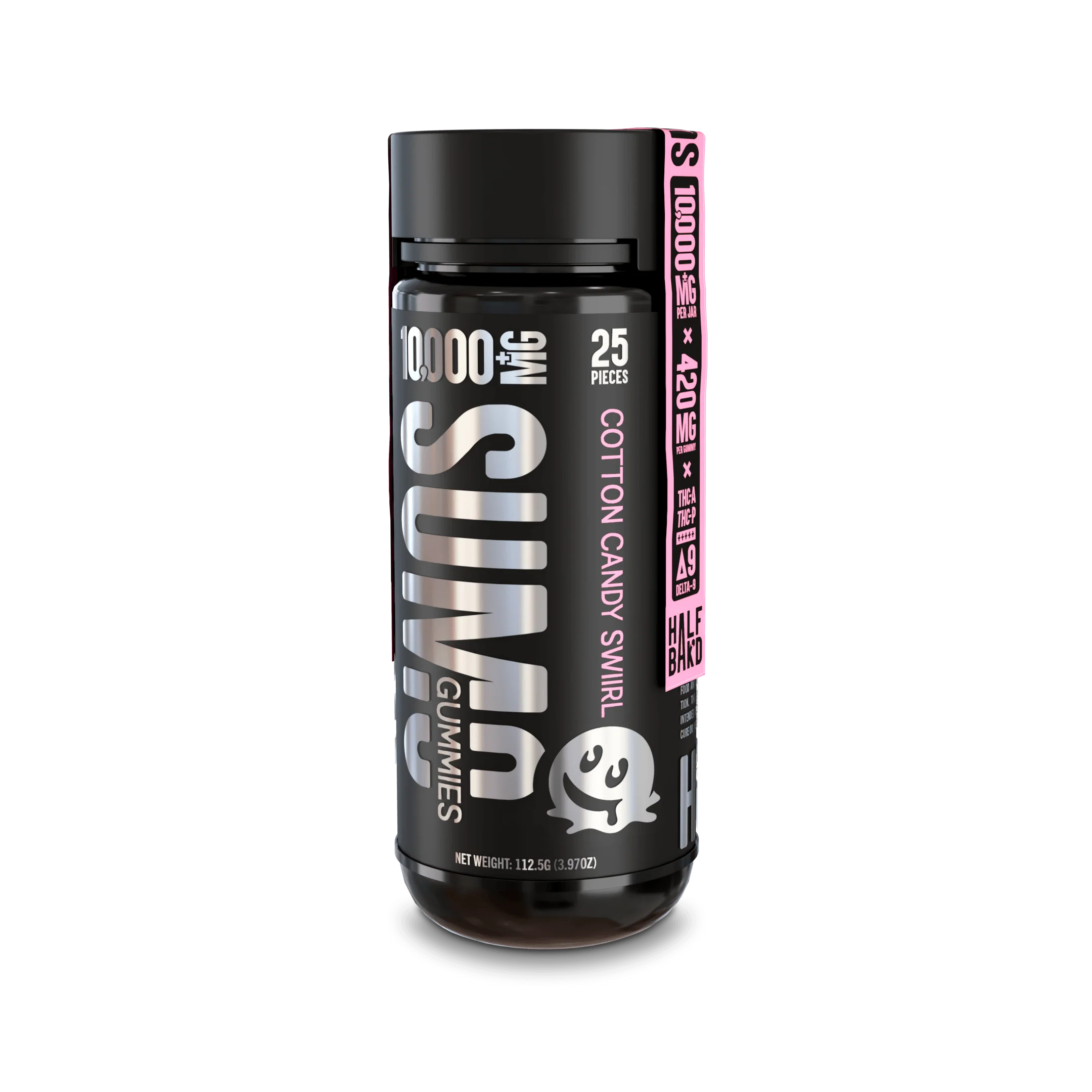 HALF BAK'D SUMO THC-A + THC-P GUMMIES 10000MG/JAR 420MG/GUMMY