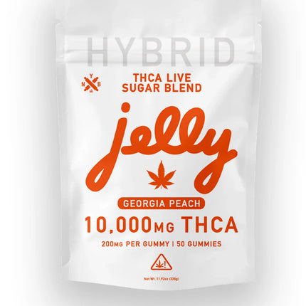 JELLY THCA LIVE SUGAR BLEND 10,000MG BAG (200MG/GUMMY)