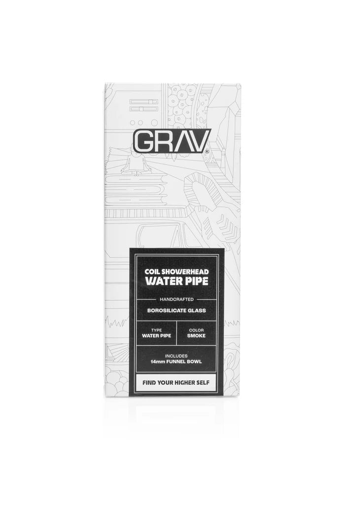GRAV COIL SHOWERHEAD WATER PIPE | SMOKE