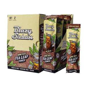 BLAZY SUSAN KING SIZE TEA LEAF CONES 2 CONES/CT 10 CT