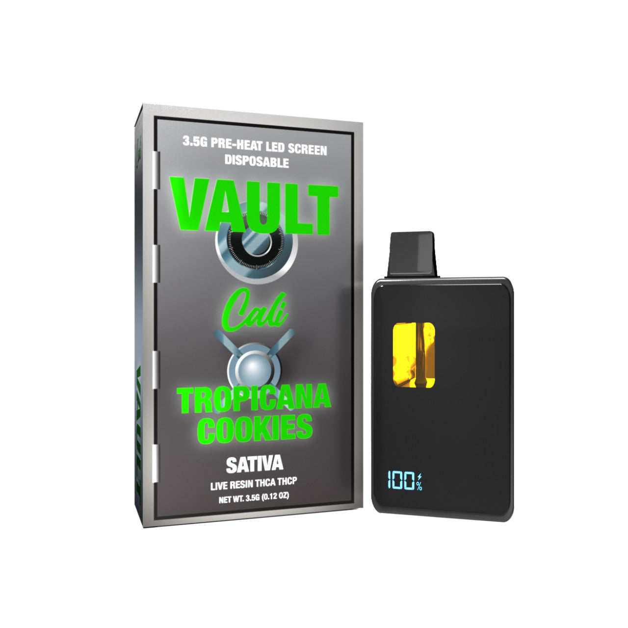CALI VAULT LIVE TRESIN THCA THCP 3.5 ML DISPOSABLE  Rising Wholesale Inc.
