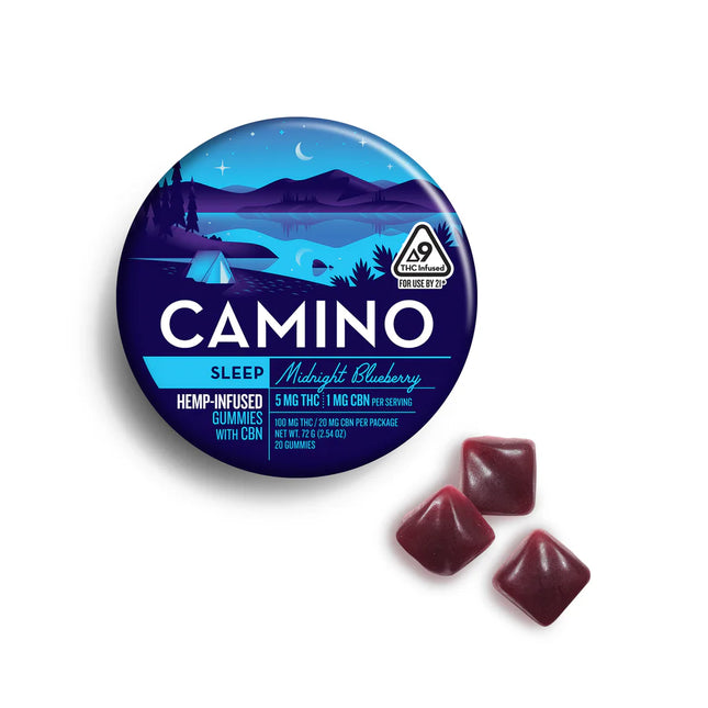 CAMINO D9 THC INFUSED GUMMIES 100MG PER TIN