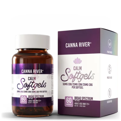 CANNA RIVER CBD SOFTGELS 100MG CAPSULES (60CT/JAR)