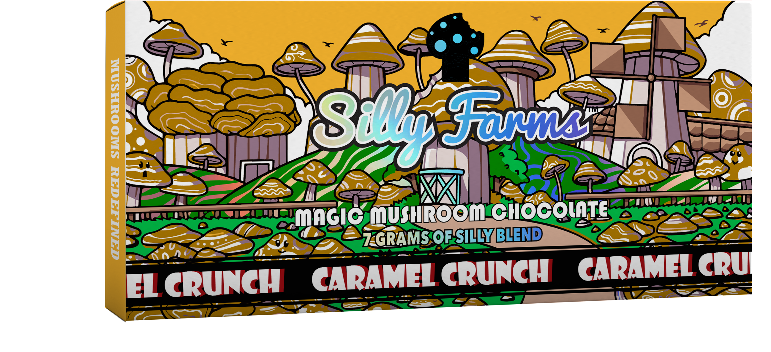 SILLY FARMS MAGIC MUSHROOM CHOCOLATE 7 GRAMS SILLY BLEND