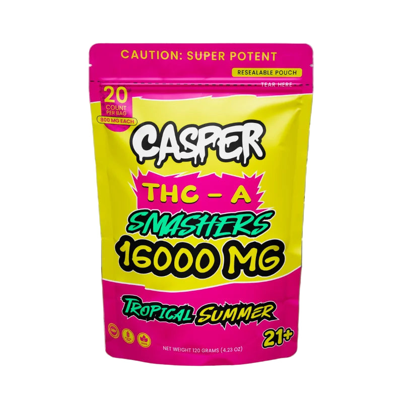 CASPER SMASHERS 16000MG THC-A GUMMIES (20CT/PK x 800MG)