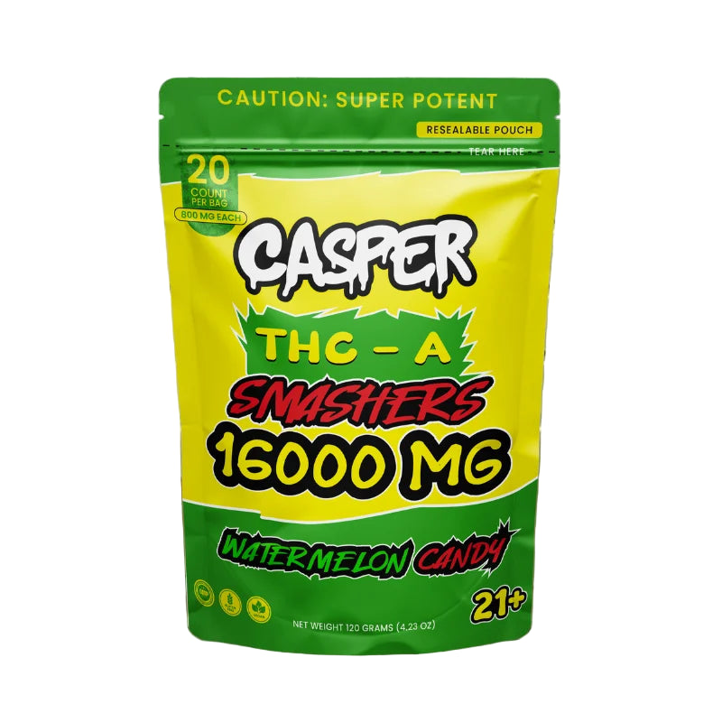 CASPER SMASHERS 16000MG THC-A GUMMIES (20CT/PK x 800MG)