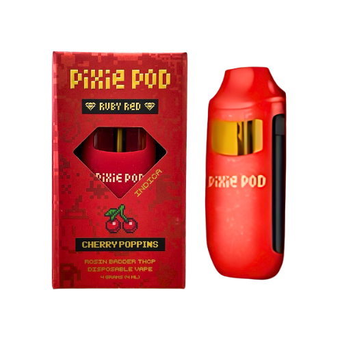 PIXIE POD 4G THC-P ROSIN BADDER DISPOSABLE VAPE (RED EDITION)