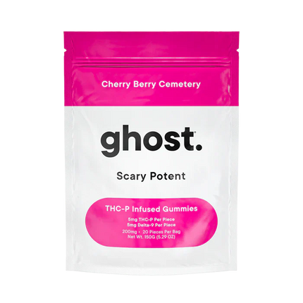 GHOST 200MG THC-P INFUSED GUMMIES (20CT/BAG, 4000MG/BAG)