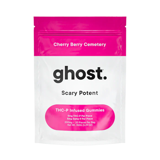 GHOST 200MG THC-P INFUSED GUMMIES (20CT/BAG, 4000MG/BAG)