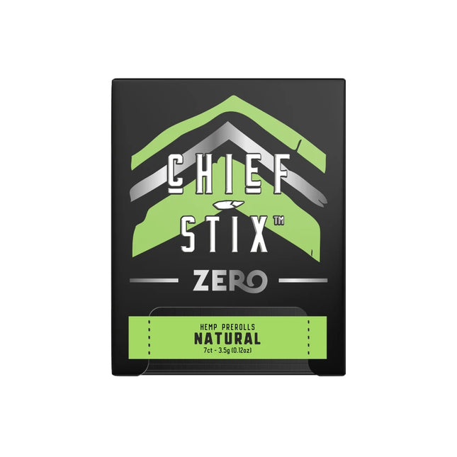 CHIEF STIX ZERO HEMP PREROLLS (7CT X 0.5G EACH)
