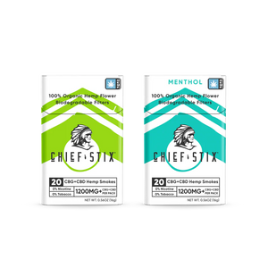 CHIEF STIX CBG + CBD HEMP SMOKES (20CT PACK)