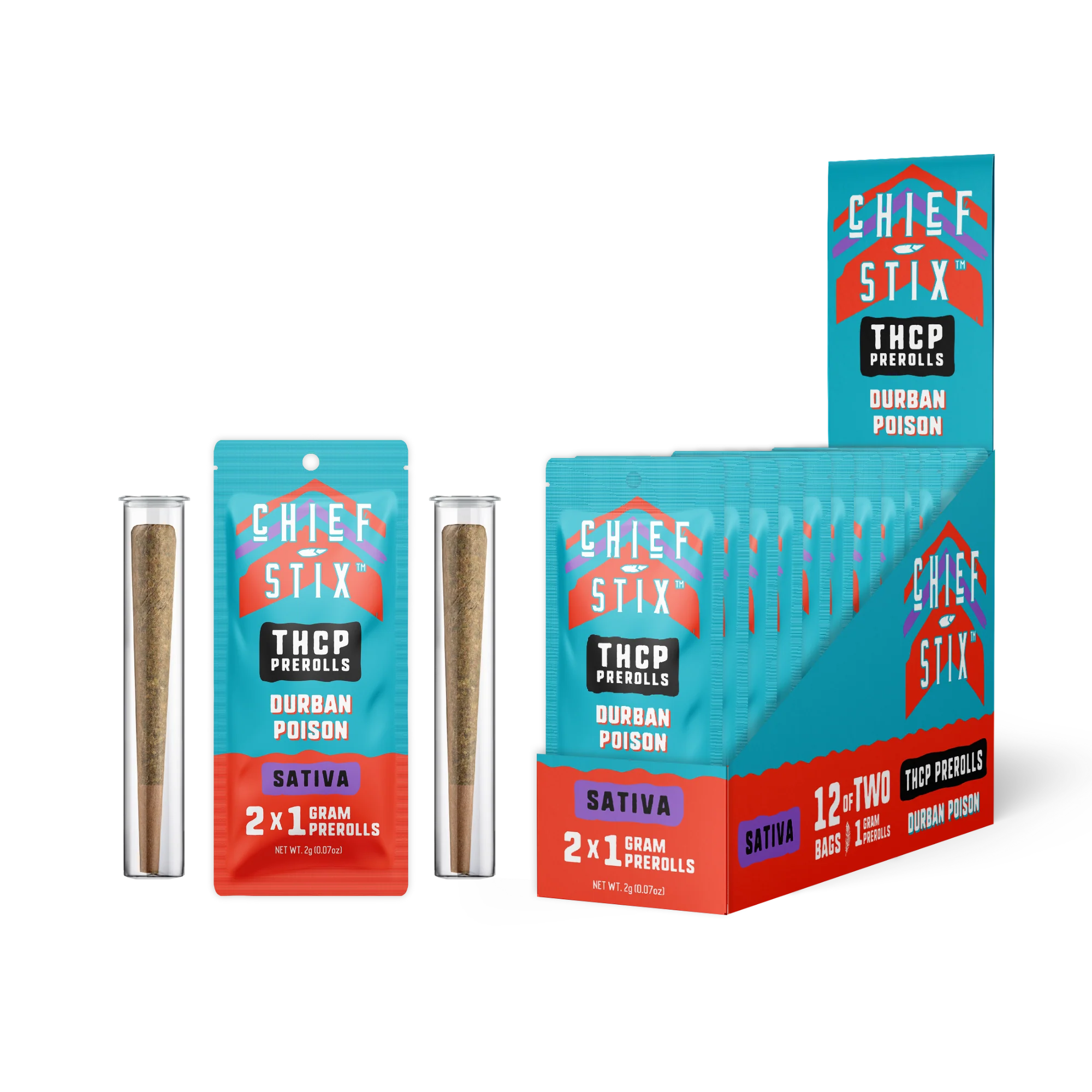 CHIEF STIX 1 GRAM THC-P PRE-ROLL (2CT/PACK)