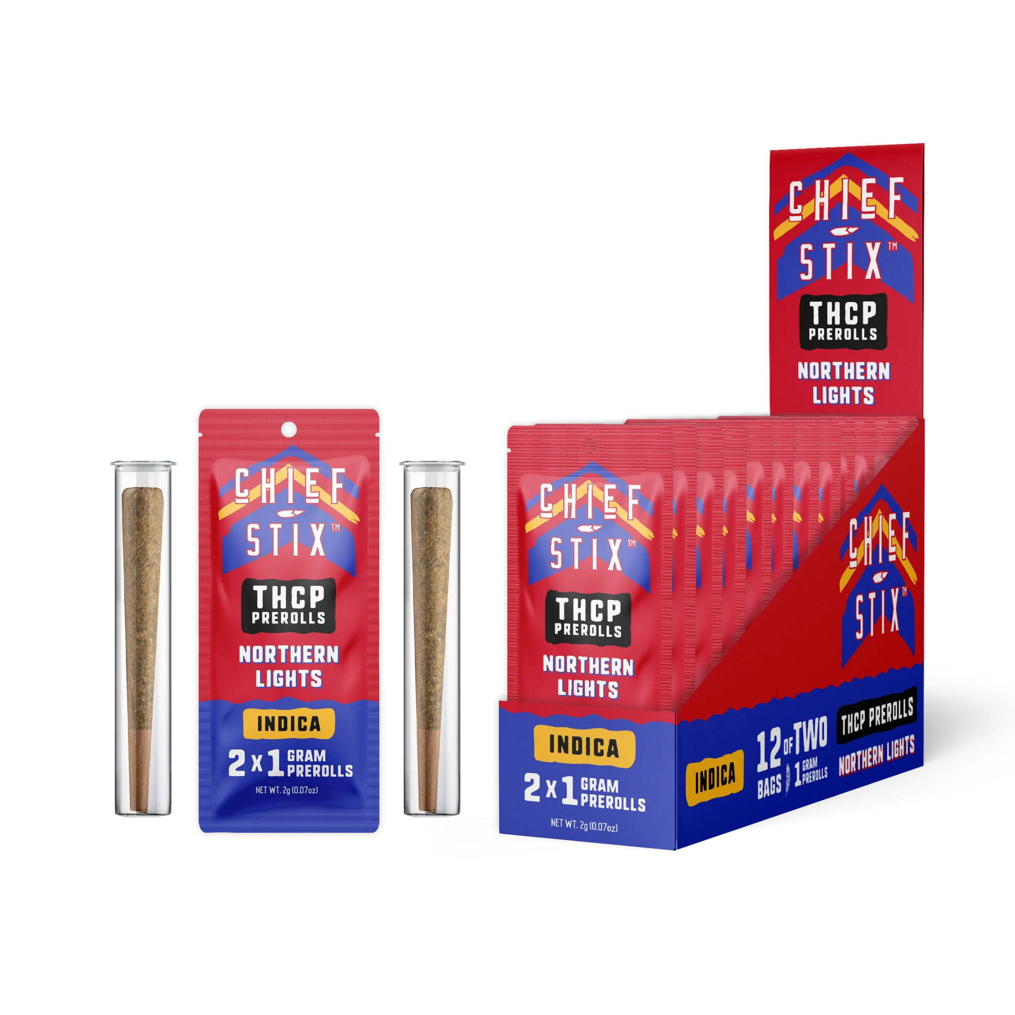 CHIEF STIX 1 GRAM THC-P PRE-ROLL (2CT/PACK)