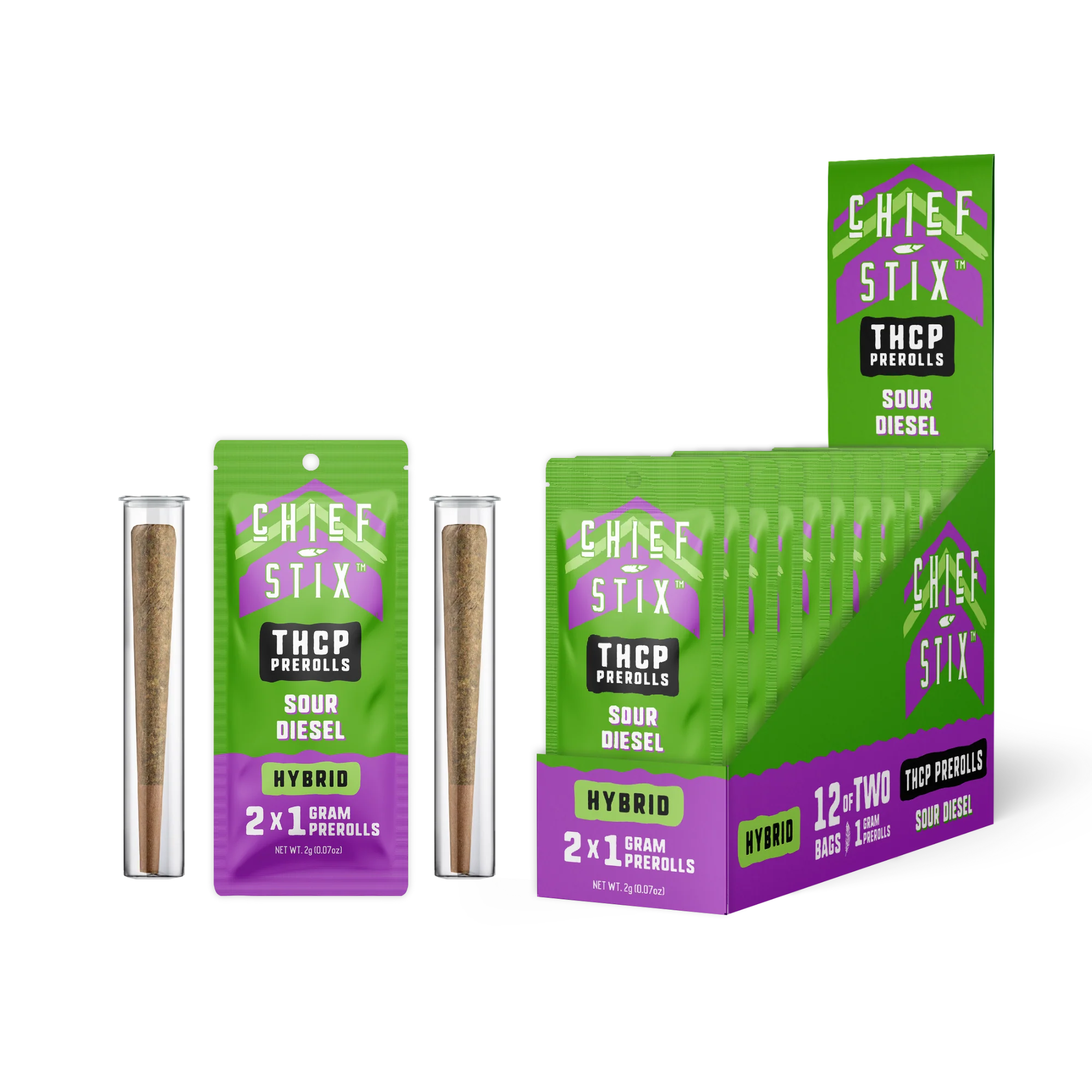 CHIEF STIX 1 GRAM THC-P PRE-ROLL (2CT/PACK)
