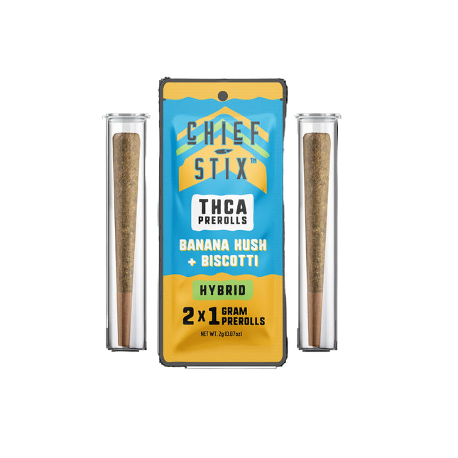 CHIEF STIX 1 GRAM THC-A PRE-ROLL (2CT/PACK)
