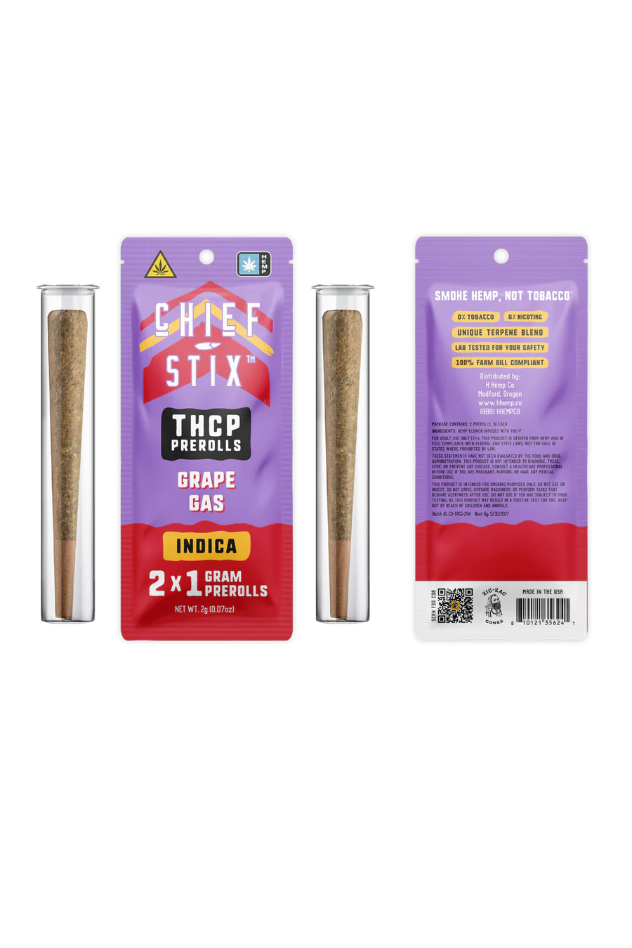 CHIEF STIX 1 GRAM THC-P PRE-ROLL (2CT/PACK)