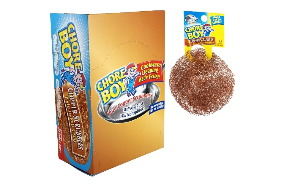CHORE BOY COPPER SCRUBBER 36 CT DISPLAY