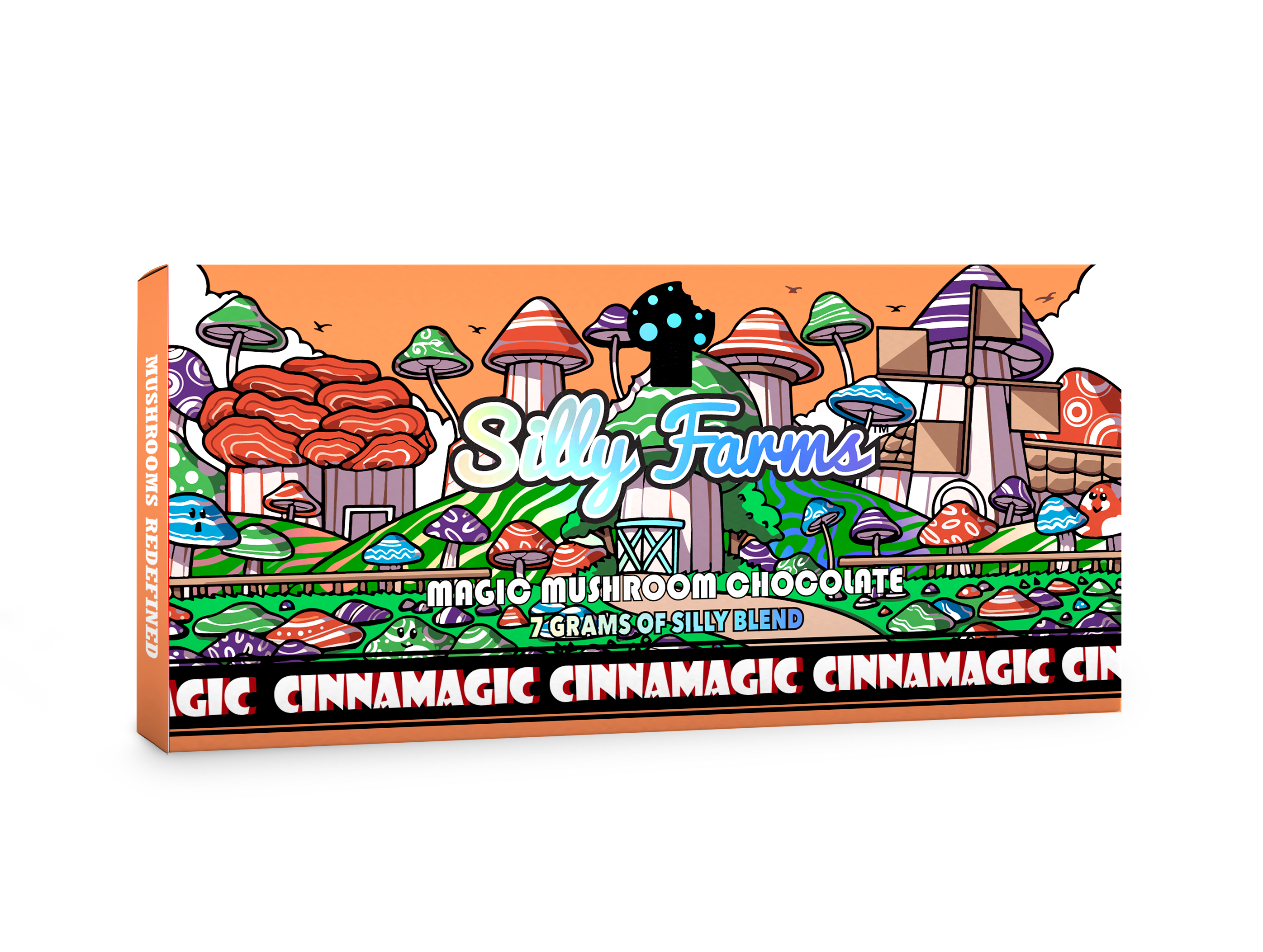 SILLY FARMS MAGIC MUSHROOM CHOCOLATE 7 GRAMS SILLY BLEND