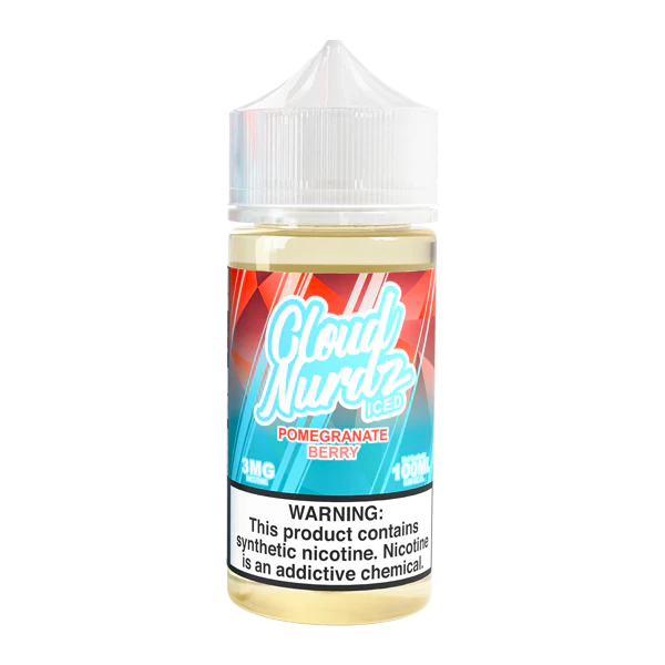 CLOUD NURDZ SYNTHETIC NICOTINE ELIQUID 100ML