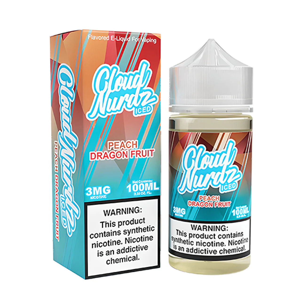 CLOUD NURDZ SYNTHETIC NICOTINE ELIQUID 100ML