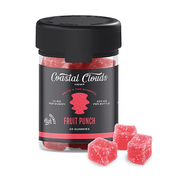 COASTAL CLOUDS HEMP DELTA-9 THC GUMMIES (10MG / PC) (20CT JAR)