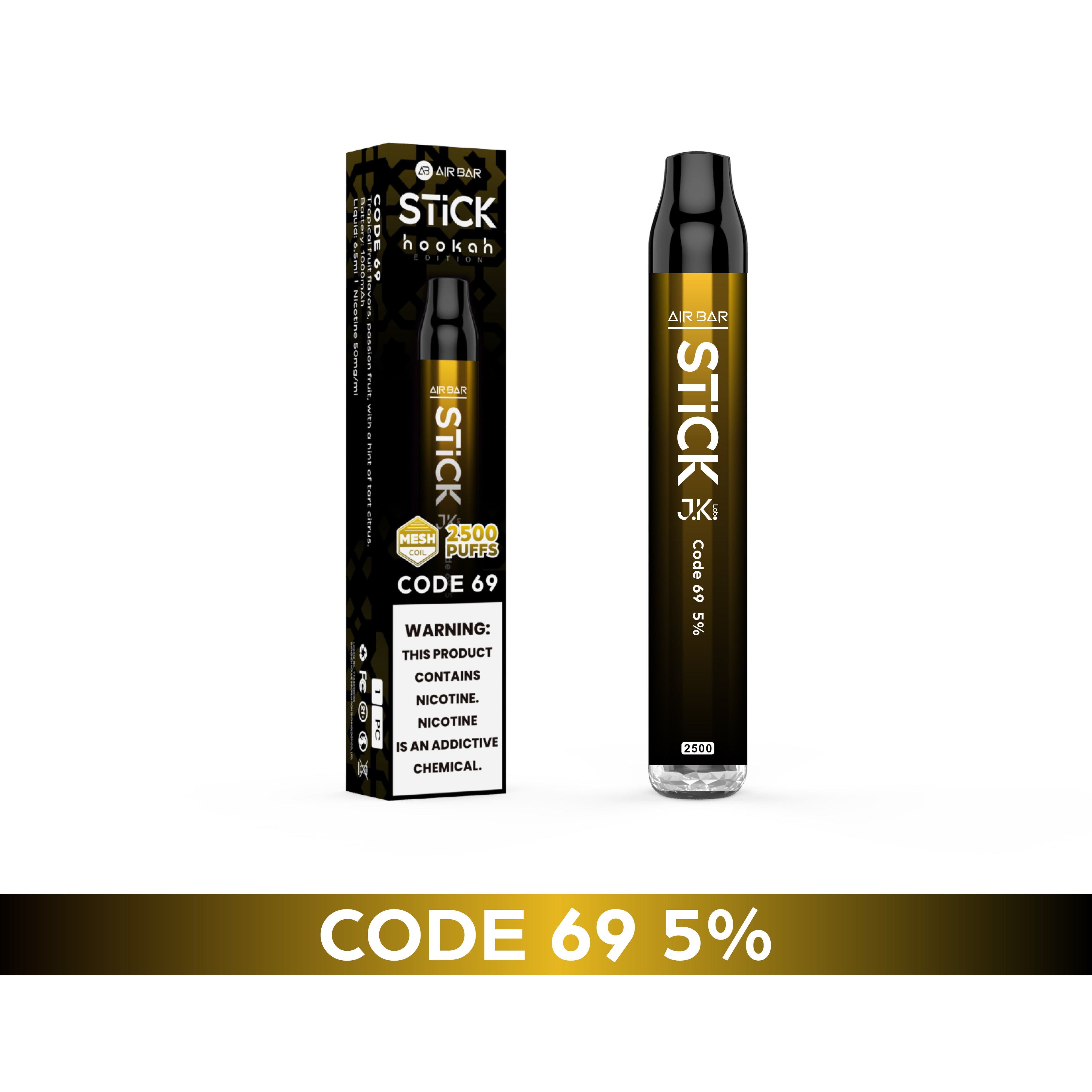 AIR BAR STICK 2500 PUFFS