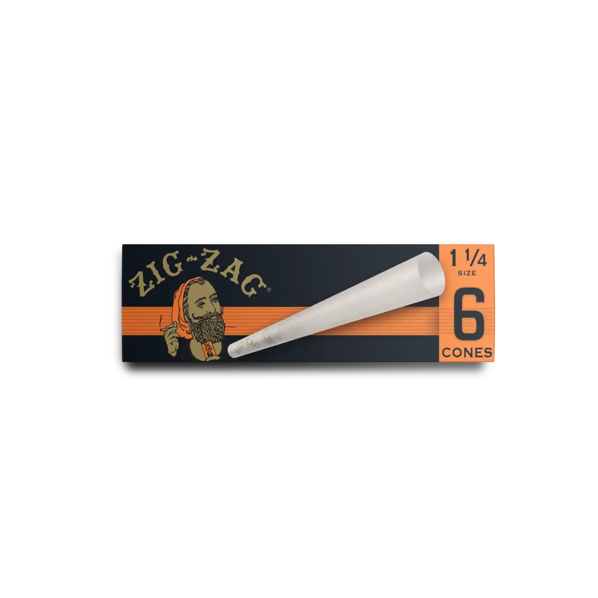 ZIG-ZAG UNBLEACHED CONES 1 1/4 (6CT/PACK) 36PACK/DISPLAY