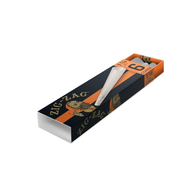 ZIG-ZAG UNBLEACHED CONES 1 1/4 (6CT/PACK) 36PACK/DISPLAY