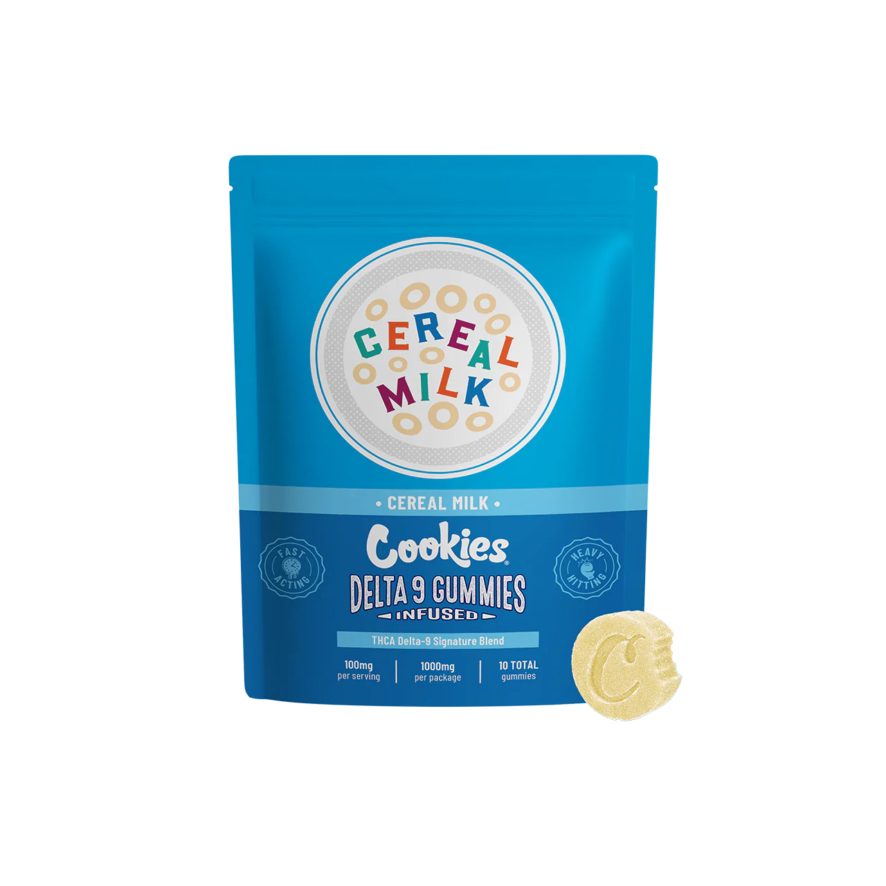 COOKIES 1000MG THCA D9 INFUSED GUMMIES (10CT/PK)